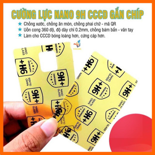[HẠ GIÁ] Miếng dán cường lực CCCD / bằng LX, miếng dán bảo vệ chống trầy xước CCCD dán nano 9h+