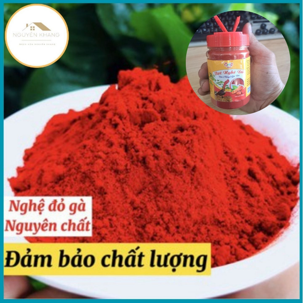 Nghệ đỏ gà đá, 150 gram bột nghệ nguyên chất cho chiến kê giúp gà có làn da đỏ dầy khỏe khoắn
