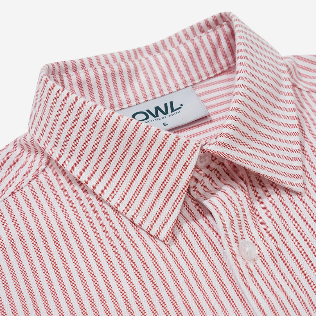 Áo sơ mi Owlbrand Oxford 2.0/Sọc đỏ