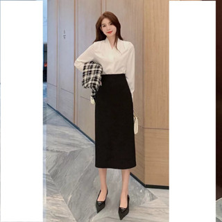 May theo số đo CV80 Chân váy suông dài 80cm công sở