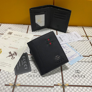 Bóp / Ví đứng nam , Fullbox hộp thẻ giấy cao cấp ,chất liệu da , ví gập đôi có ngăn kéo , ví đựng giấy tờ