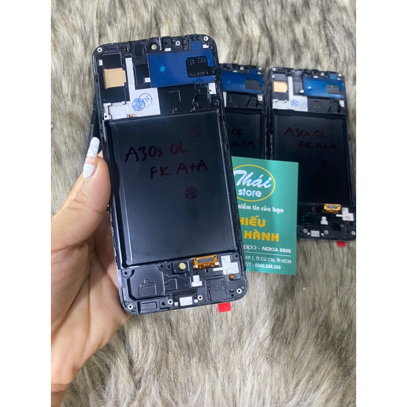 Màn Hình Sam Sung A30s OLED Liền Khung