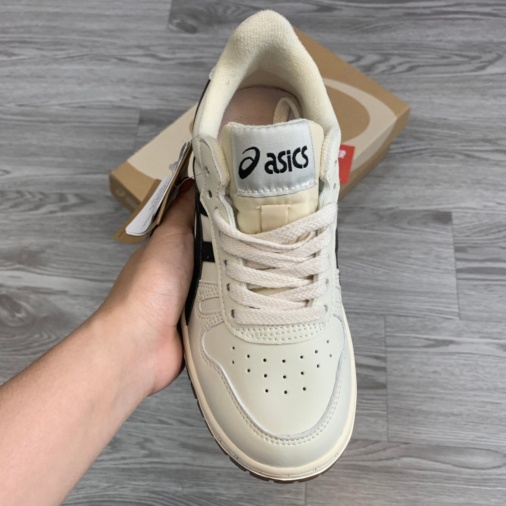 Giày Thể Thao AsicsCourt MZ Cream Black Gum , giày kem đen Full Box - NICE SNEAKER | Chất lượng siêu cấp.