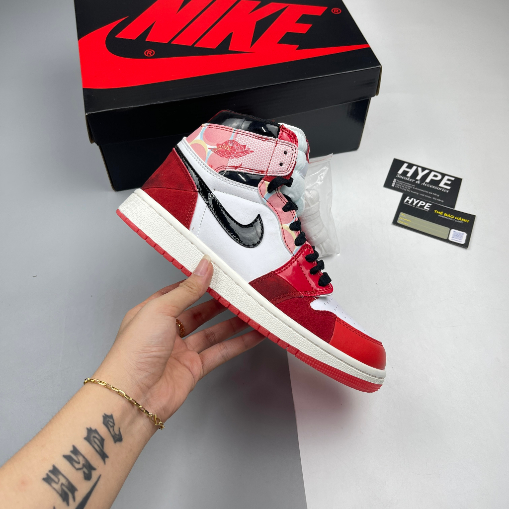 Giày Spider-Man × Air Jordan 1 Retro High OG SP Next Chapter- Hype Sneaker / High Quality
