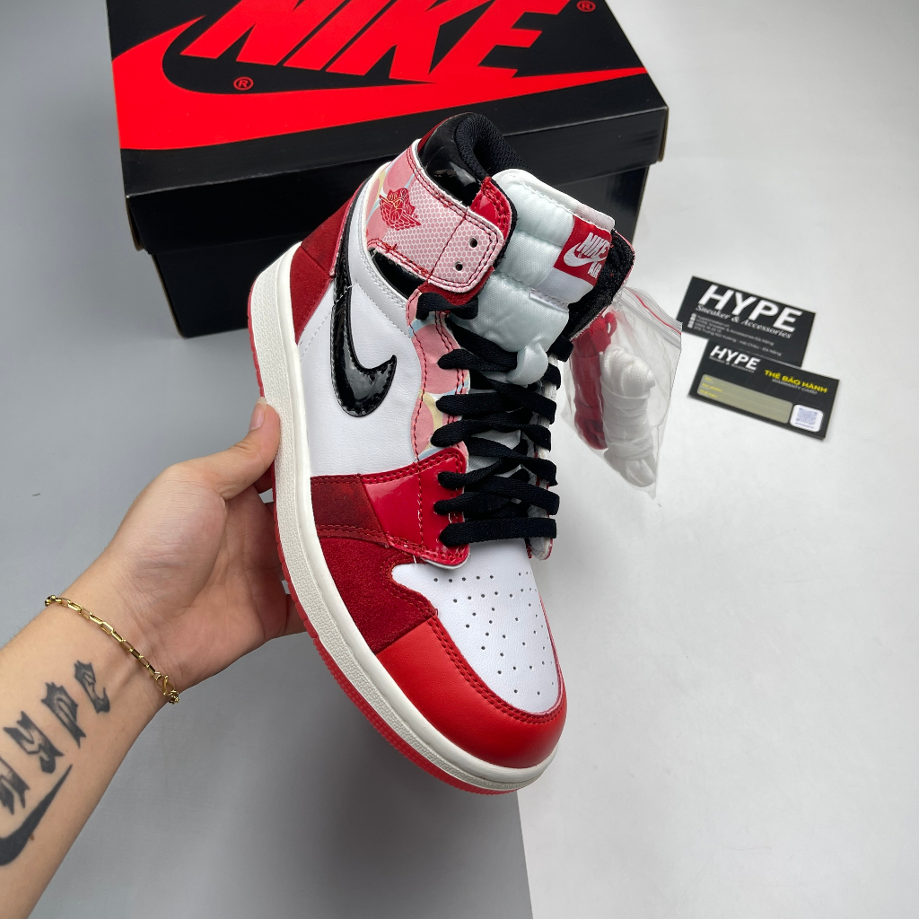 Giày Spider-Man × Air Jordan 1 Retro High OG SP Next Chapter- Hype Sneaker / High Quality