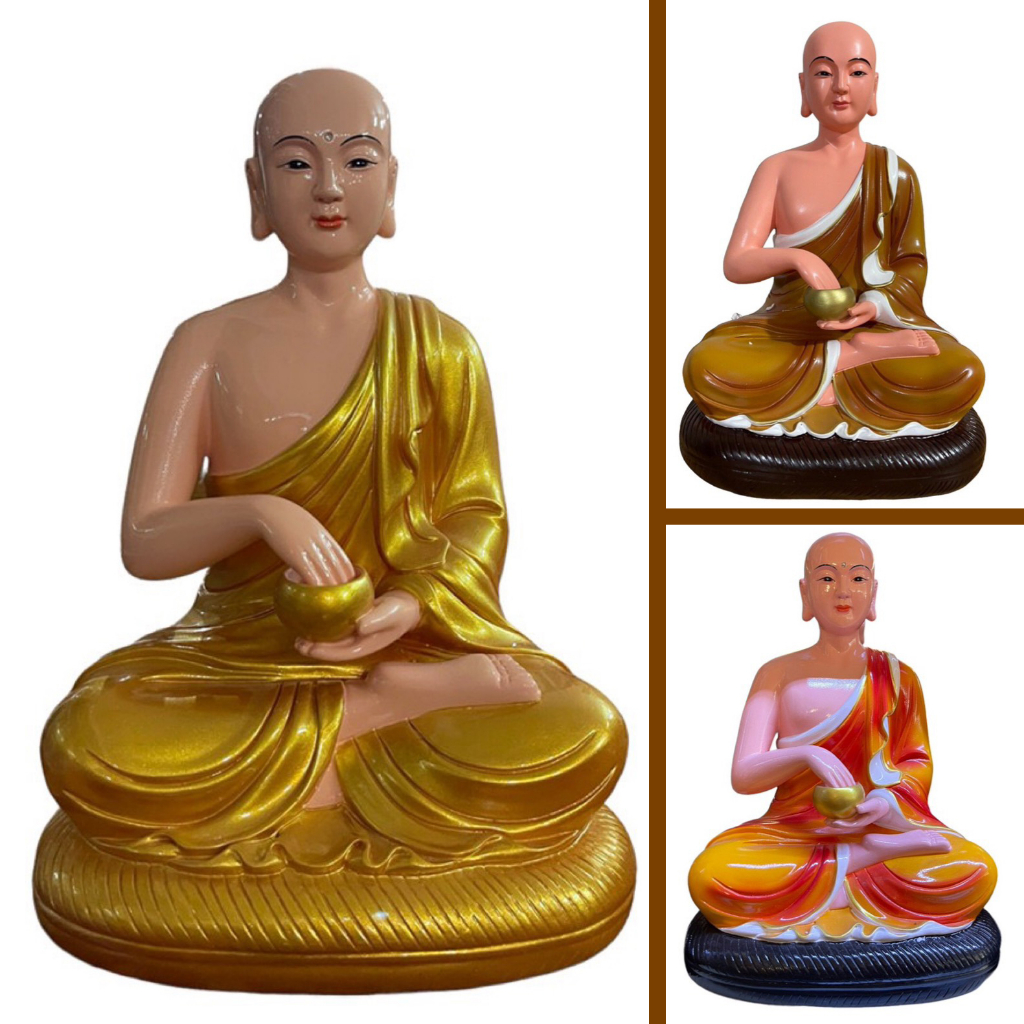 GIEO DUYÊN TƯỢNG PHẬT TƯỢNG THÁNH TĂNG TÀI LỘC SIVALI CAO 30CM