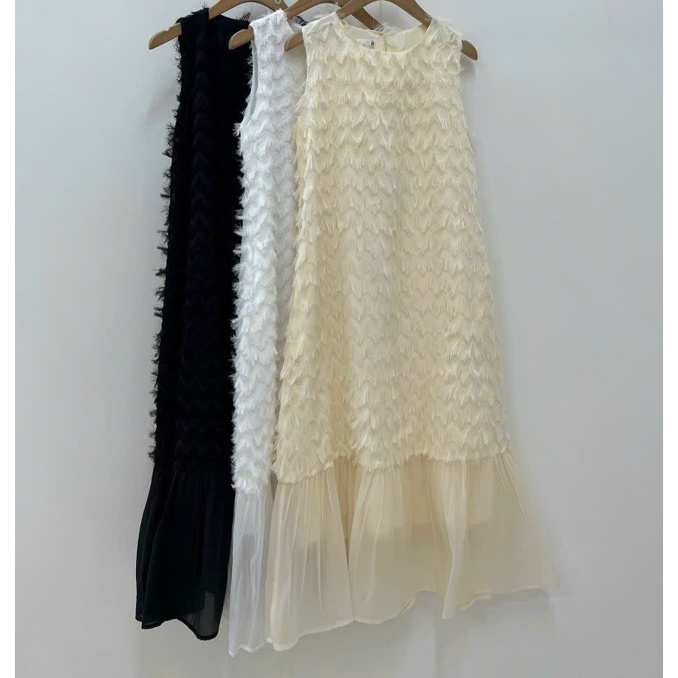 VÁY SAT NÁCH ĐUÔI CÁ LÔNG VŨ