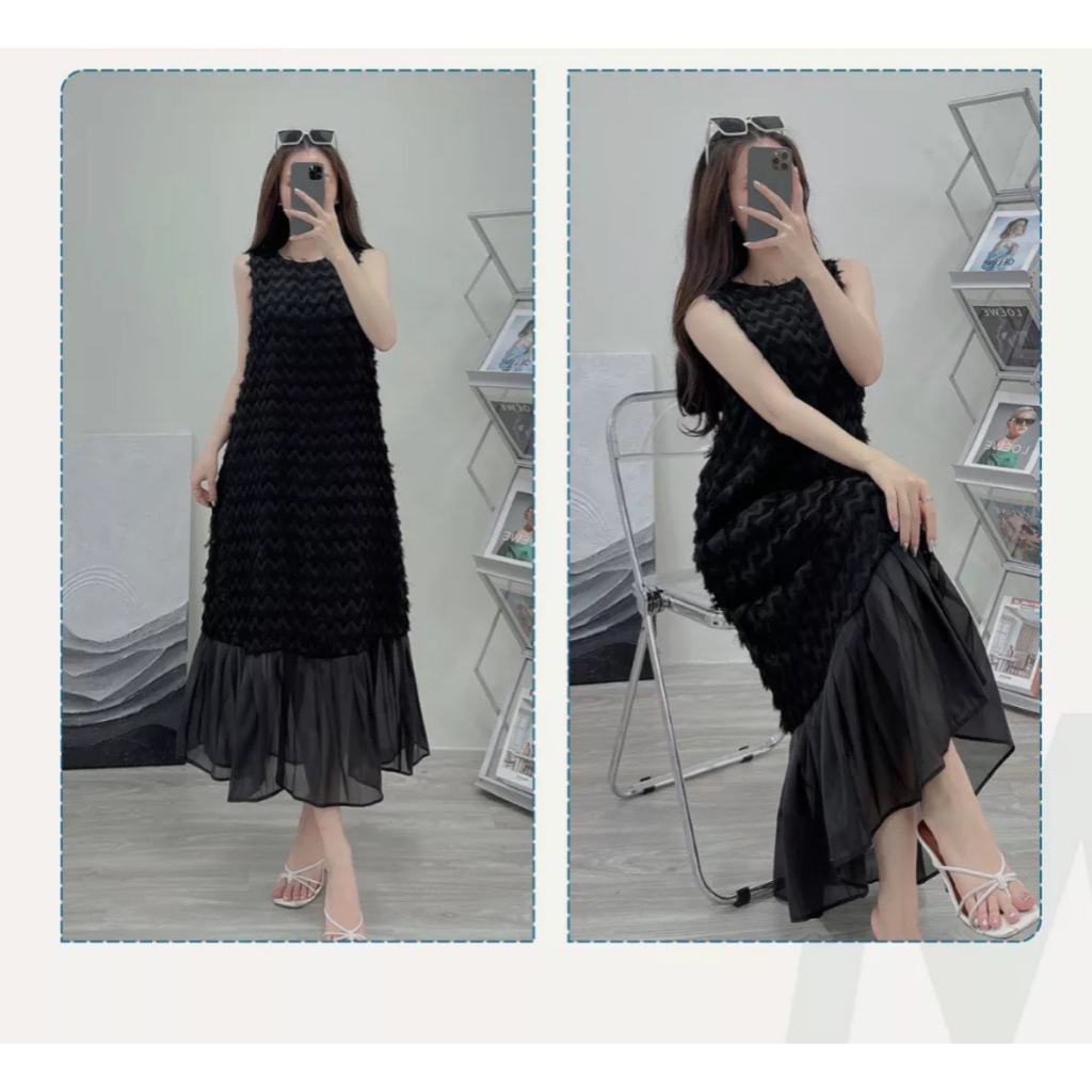 VÁY SAT NÁCH ĐUÔI CÁ LÔNG VŨ