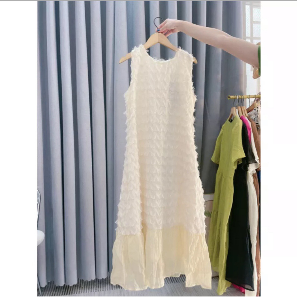 VÁY SAT NÁCH ĐUÔI CÁ LÔNG VŨ