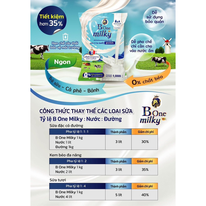 Bột kem béo B One MILKY