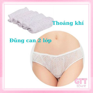 COMBO 5 Túi Quần lót giấy - Túi 6 chiếc - Dùng 1 lần