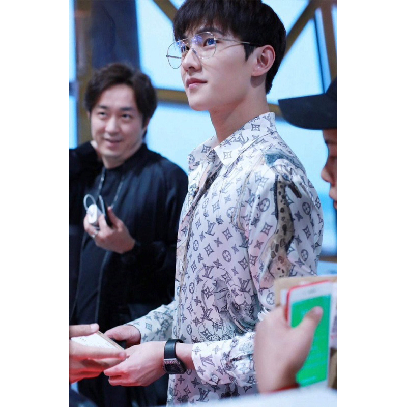 Áo sơ mi - Louis Vuitton - LV monogram shirt hươu cao cổ