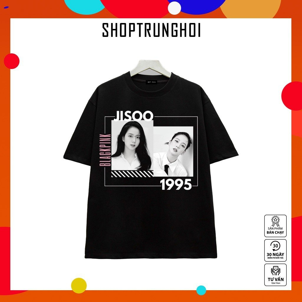 4 Mẫu Áo thun Đen in Hình nhóm nhạc BlackPink - Mẫu áo thun chất thun co giãn 4 chiều - Hình in sắc nét