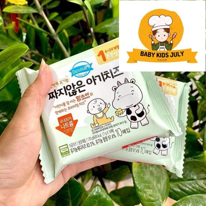 Phô Mai Tách Muối Hữu Cơ Hàn Quốc cho bé từ 6 tháng (Kèm túi đá)