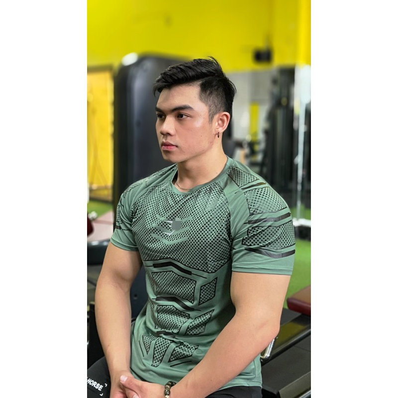 Áo gym nam GS.ao thun thể thao nam phom body cực chất