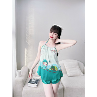 Đồ bộ lụa LATIN 2 dây siêu mềm mịn