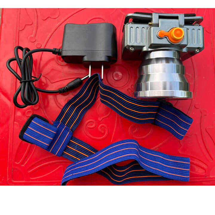 Đèn Lặn Đội Đầu Chống Nước Công Suất 100w Pin Trâu Siêu Sáng Chiếu Xa 3 Chế Độ Sáng