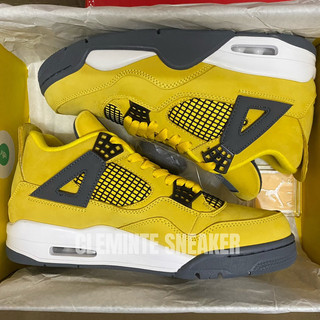 Giày Air Jordan 4 vàng lingtning | cao cấp