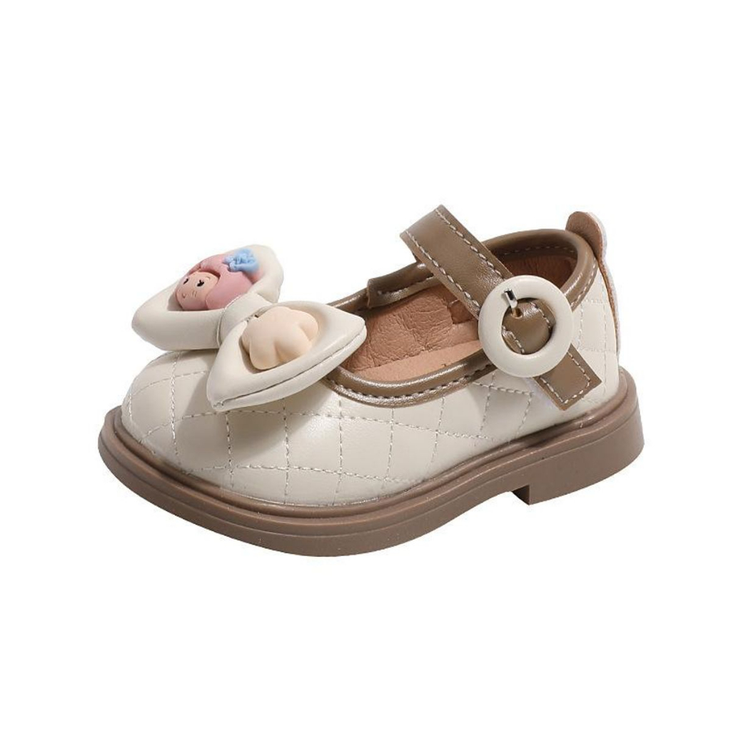 Giày Búp Bê Nơ Hình Em Bé Siêu Dễ Thương Cho Các Bé Đi Học Đi Chơi