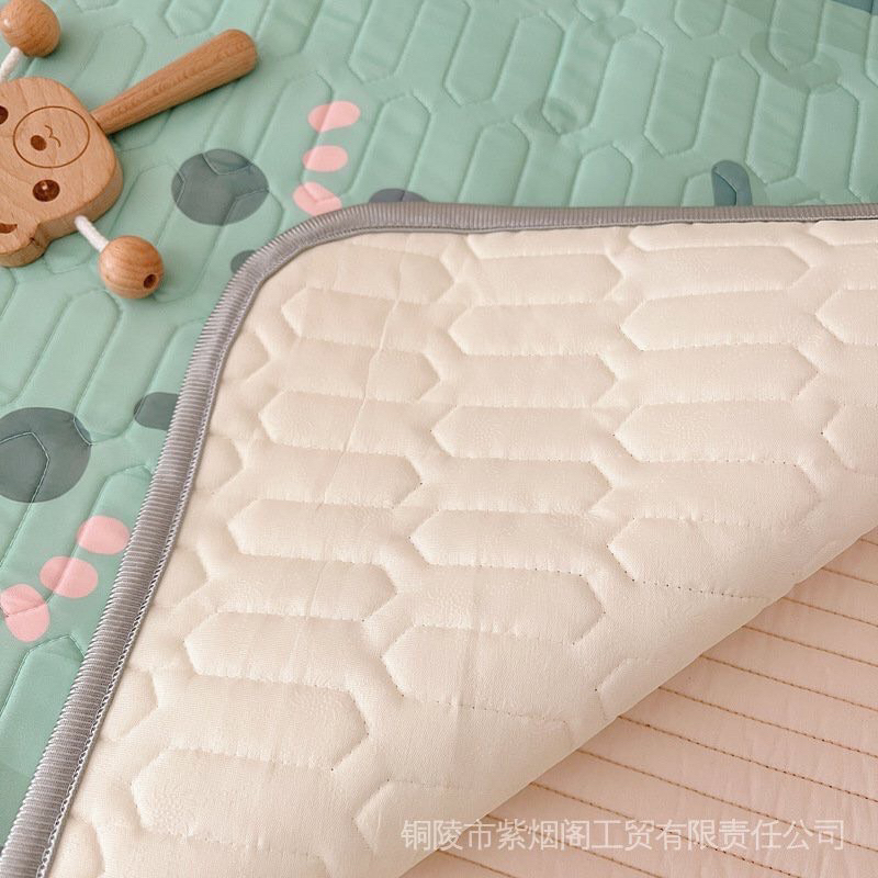 Chiếu Điều Hoà Cao Su Non Tặng Kèm Gối Cho Bé In Hình 5D