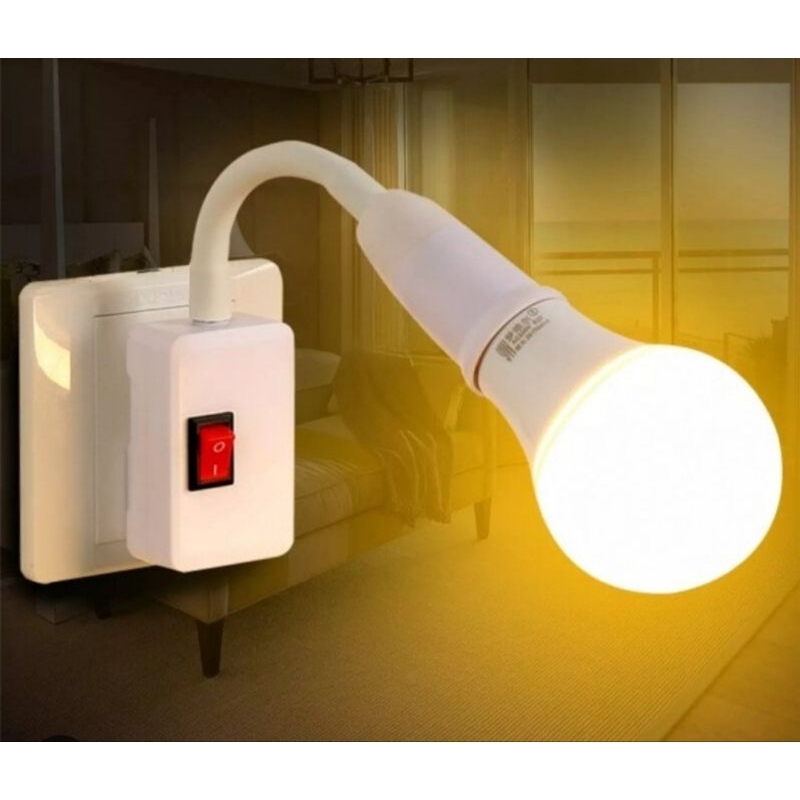 Đui Đèn Liền Công Tắc Xoay 360 Độ - Tiện Lợi