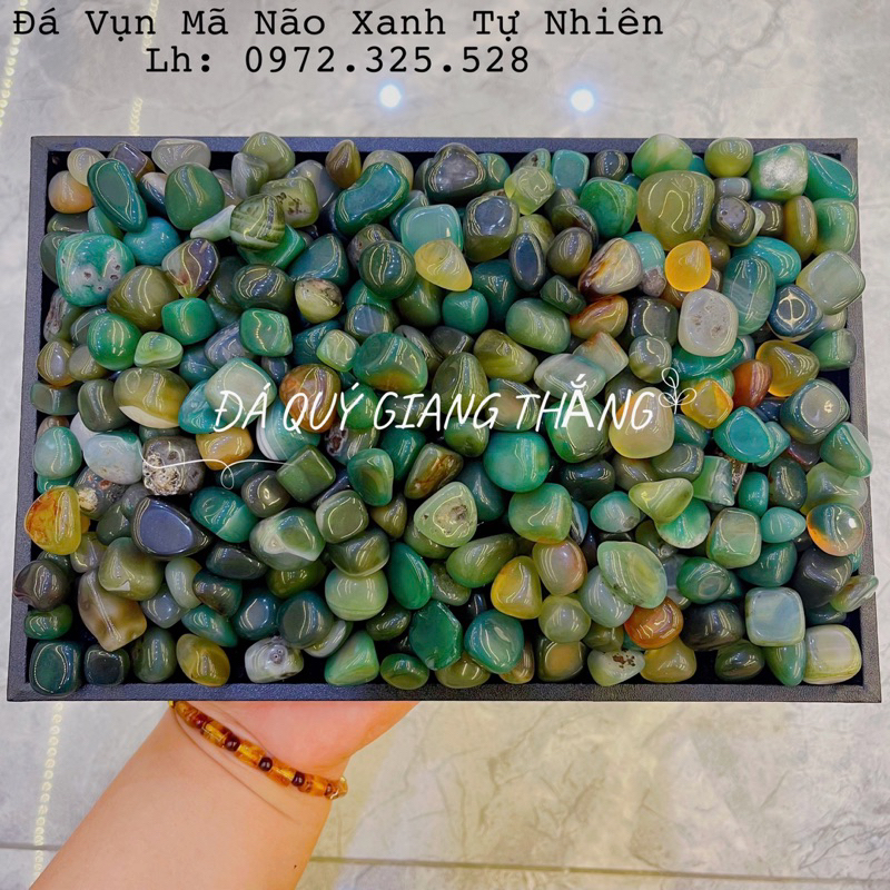 Đá Vụn Mã Não Ngũ Sắc Trang Trí Nhà Cửa Phong Thuỷ