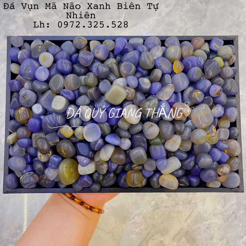 Đá Vụn Mã Não Ngũ Sắc Trang Trí Nhà Cửa Phong Thuỷ