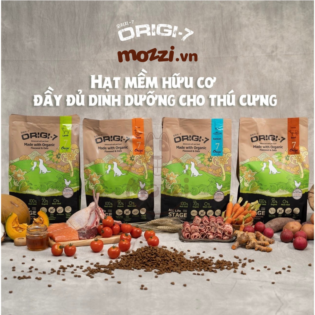 Origi-7 Thức ăn hạt mềm hữu cơ cho chó
