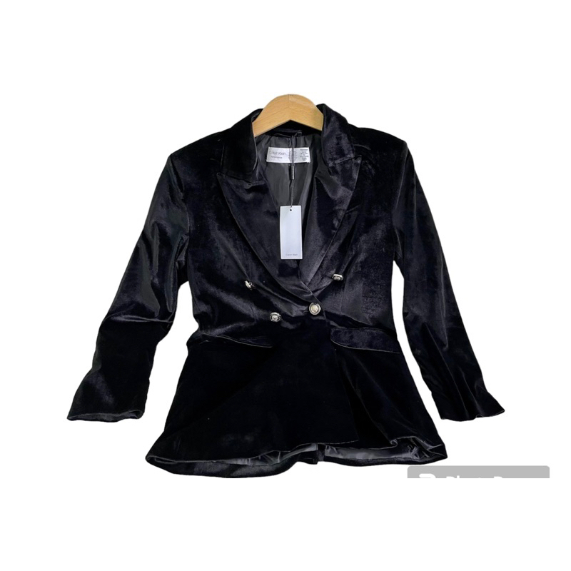 Áo vest blazer nhung hàng xuất xịn