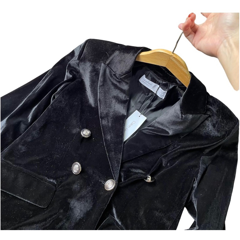 Áo vest blazer nhung hàng xuất xịn