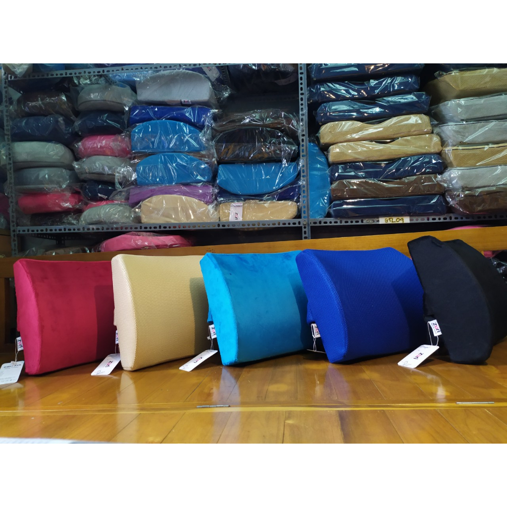 Gối tựa lưng văn phòng, đệm lưng cao su non chính hãng ZURI PILLOW có bảo hành