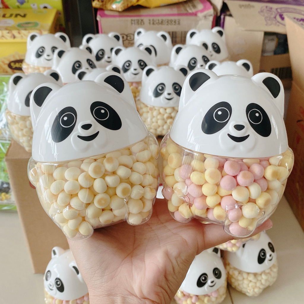 Bánh Men Bi Cosco Gấu Trúc Hộp 100g