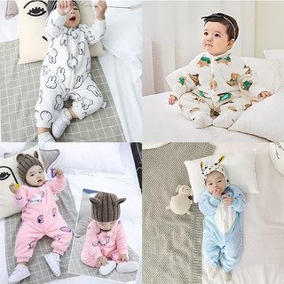 Áo liền quần Body nỉ băng lông cho bé Trai bé Gái  xuất Nhật SLN01