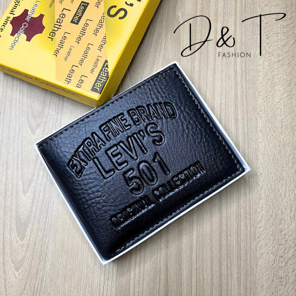 Ví Nam Dáng Ngang Da Cao Cấp LEVI'S-DT45