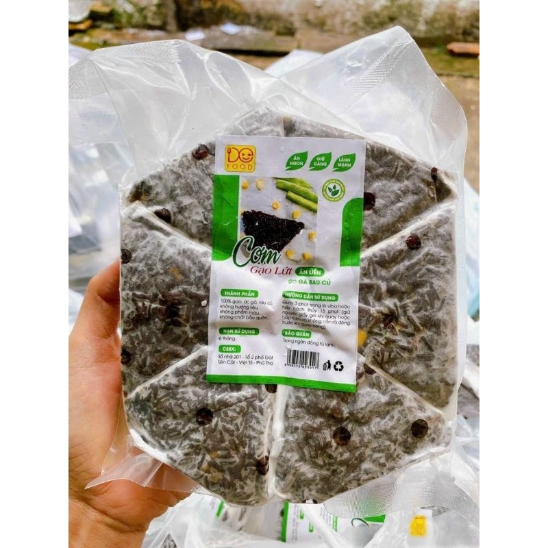 69k 6 Miếng Cơm Gạo Lứt hạt sen Nấu Sẵn