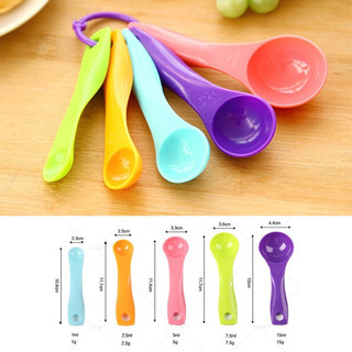 Bộ 5 thìa đong định lượng làm bếp, làm bánh cao cấp