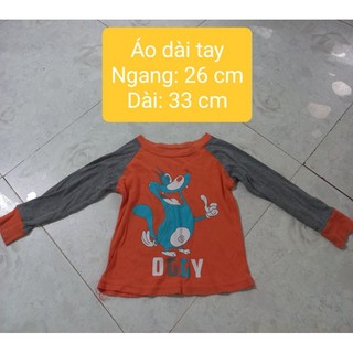Áo thun tay dài si tuyển, 2hand cho bé trai/ bé gái từ 1 đến 2 tuổi