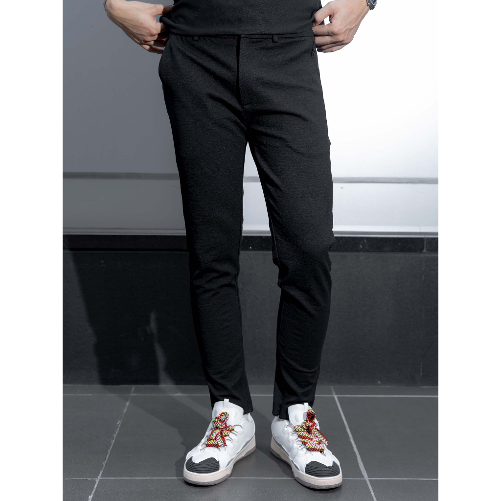 Quần Dài Nam Skinny Ankle Zipper, Chất Vải Tây Thoải Mái, QD0011, SOMEHOW