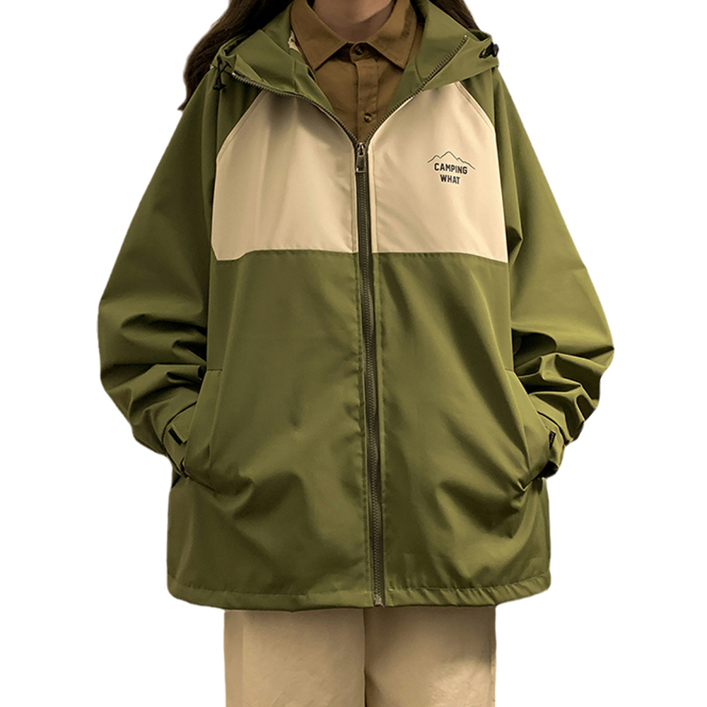 Áo khoác gió nam nữ 2 lớp học sinh from rộng kiểu giáng unisex phối thân 2 màu siêu hót camping wat hót trend 2023