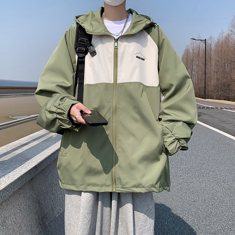 Áo khoác gió nam nữ 2 lớp học sinh from rộng kiểu giáng unisex phối thân 2 màu siêu hót camping wat hót trend 2023