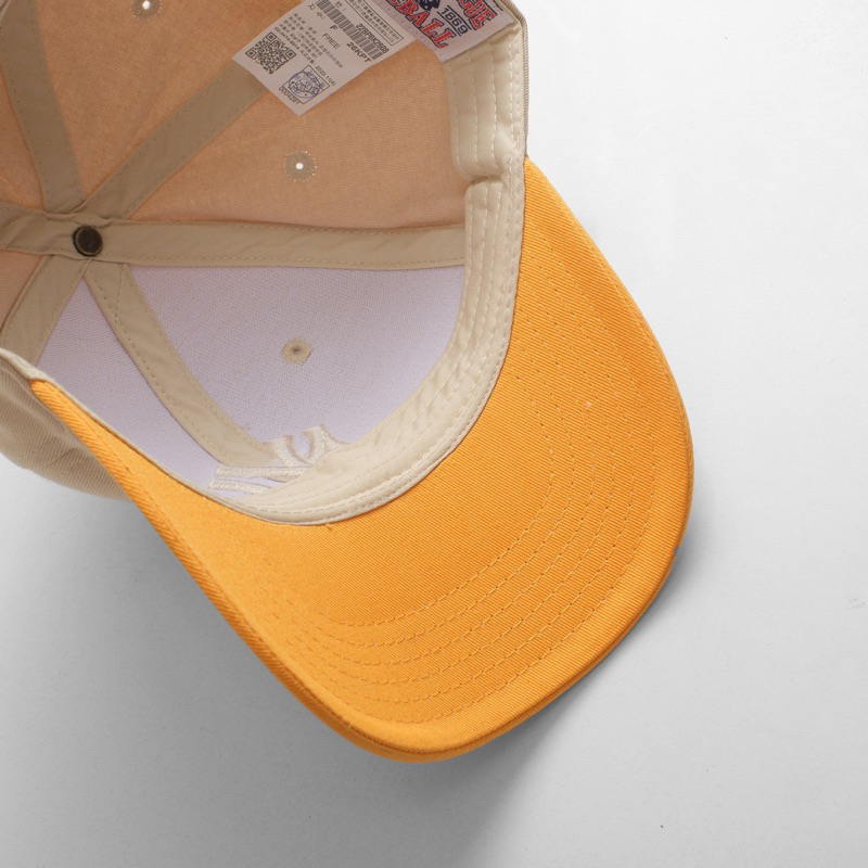 Mũ lưỡi trai Unisex MLB chất liệu vải Kaki logo NY ,nón lưỡi trai Hàn Quốc