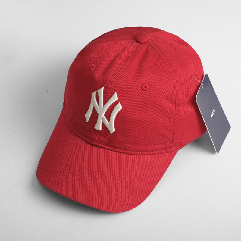 Mũ lưỡi trai Unisex MLB chất liệu vải Kaki logo NY ,nón lưỡi trai Hàn Quốc