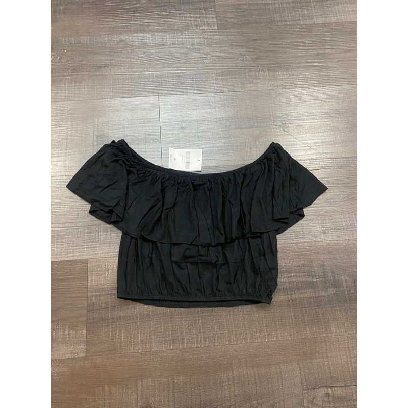 ÁO CROPTOP BẸT VAI BÈO NHÚN