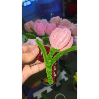 Cặp tóc handmade cute, cặp tóc cute làm từ sợi kẽm nhung