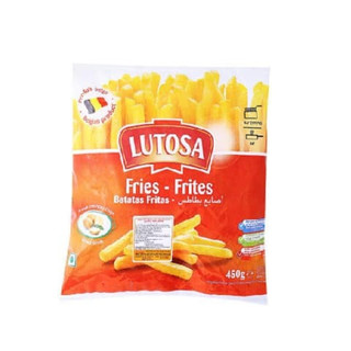 Khoai tây đông lạnh sợi lớn Potato Chips Lutosa 450g - Sợi nhỏ Potato Chips Lutosa 400g