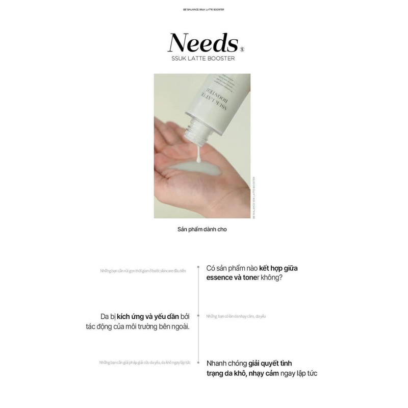 Nước thần Bebalance - Ssuk Latte Booster 120ml