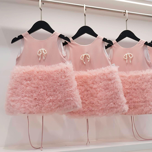 Đầm công chúa bé gái mầu hồng váy bé gái váy dự tiệc sinh nhật