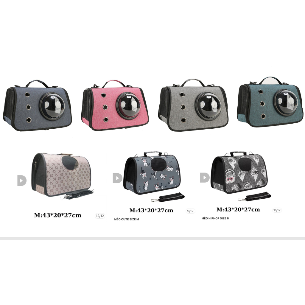 Túi Vận Chuyển Thú Cưng - Túi Vận Chuyển Chó Mèo Siêu Rẻ - H2 Pet Shop