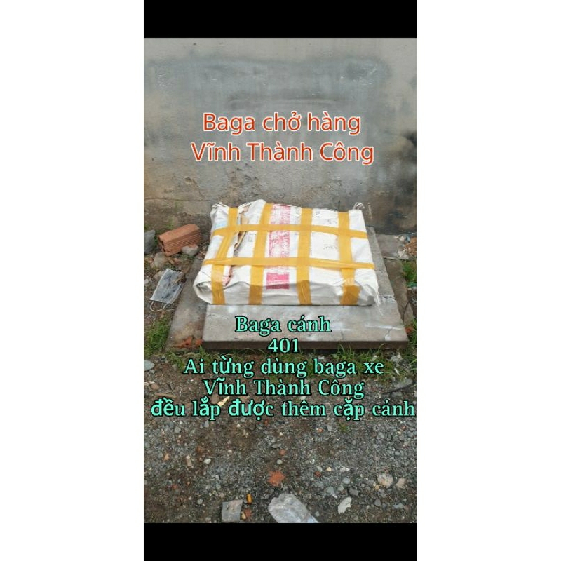 Baga chở hàng có 2 bên cánh 401   Baga Vĩnh Thành Công.