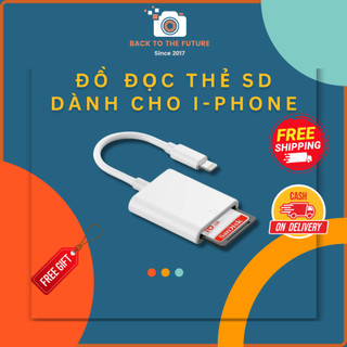 Đầu đọc thẻ SD - Lightning I.phone dành cho máy ảnh Digital Compact tiện dụng